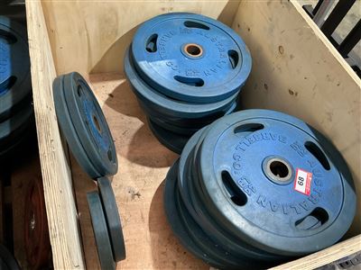 Australian Barbell Co Olympic Rubber Weight Plates, Assorted Thumbnail