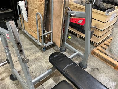 Olympic Incline Bench Press Station with Adjustable Uprights Thumbnail