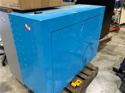 Blue Two-Door Storage Cabinet Approx 1400 x 500 970  No Key Thumbnail