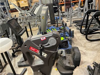 SciFit Recumbent Exercise Bike, Rail-Mounted Sliding Seat with Backrest Thumbnail