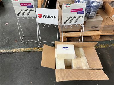 Box of Sponges and 3 Small Display Stands Thumbnail