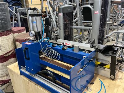 Pneumatic Finger Punch, Vulcanising Heads, 5 Rolls of New Belt Included Thumbnail