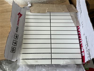 Tiles, Cream, Box of 4, Grab Rail 450mm, Sink Plunger Quantity of 3 Thumbnail