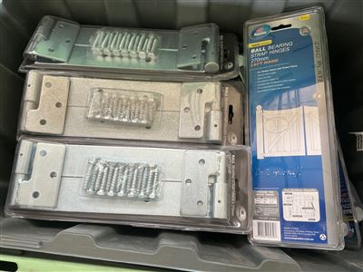 Galv. Gate Strap Hinges-Ball Bearing -   Right Hand Quantity of 20 @ 270 mm Thumbnail