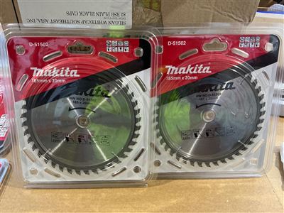MAKITA Timber Circular Saw Blades  -185 mm - Quantity of 2 Thumbnail