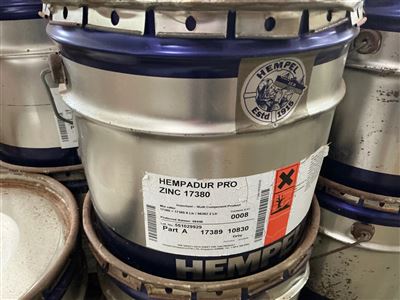 Hempadur Pro Zinc Paint- Grey Epoxy Primer - Part A  -Quantity of 21 Drums - )  Collect From Penfield Gardens Thumbnail