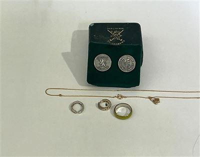 Costume Jewellery - Neck Chain, Loose Earrings, Ring and Cufflinks Thumbnail