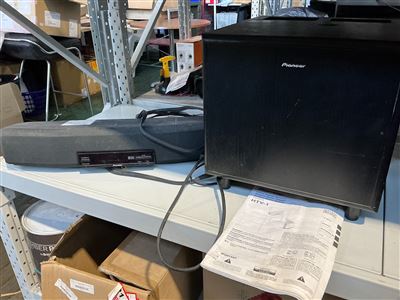 Pioneer Control Centre Speaker HTV-C1 with Pioneer Subwoofer Thumbnail