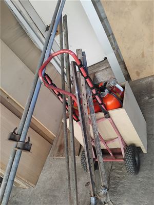 Trolley, Fire Extinguishers, Sash & Pipe Clamps 1150mm, 1700mm & 4000mm Length - ( Collection From Blair Athol) Thumbnail