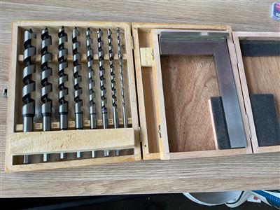 Set of Auger Bits and Set Square Thumbnail