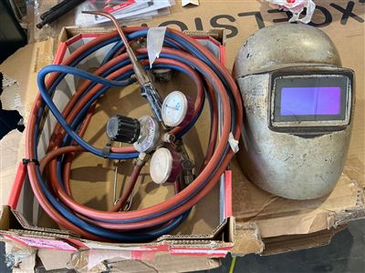 Oxy Welder Set and Welding Mask Thumbnail