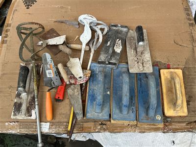 Quantity of Concrete Trowels , Floats , Plaster Stirrers Thumbnail
