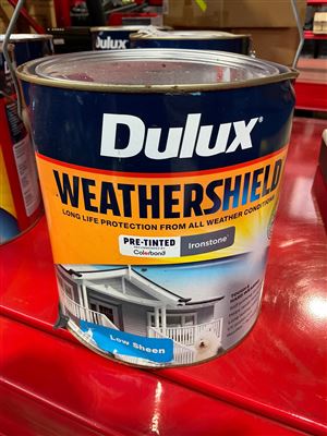 Dulux Weather Shield -Low Sheen -Ironstone    - 4 Litre Thumbnail