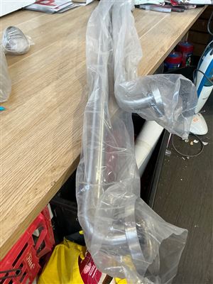 Stainless Steel Handrail - Quantity of 2 Size 1@ 1200  mm  and 1 @ 750 mm Thumbnail
