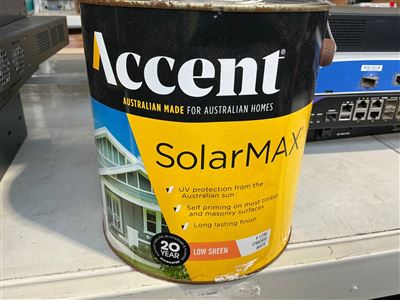 Accent Solar Max - Gloss - White  - 4 Litre Thumbnail