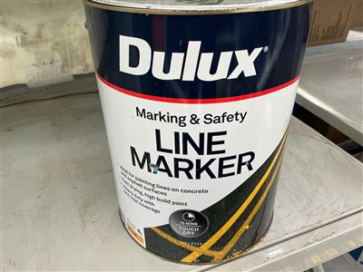 Dulux Line Marking Paint - Yellow -10  Litre - Thumbnail