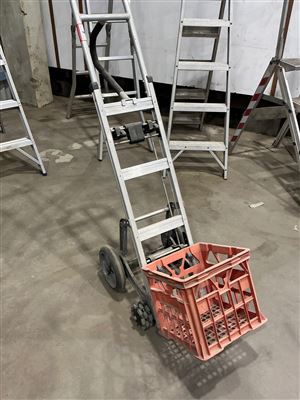 Milk Crate Trolley Holds Four Crates Securely (Located At Wingfield) Thumbnail