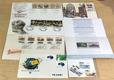 Australia Post Covers, Postcard & Stamps – (X7) Thumbnail