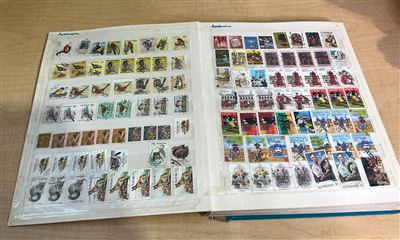 Worldwide Stamp Collection – Australia, GB, Europe & More "Sold As Is - Book Damaged" Thumbnail