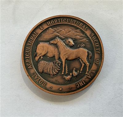 "1839 - 1989" Royal Adelaide Show 150th Anniversary Exhibitors Medallion Thumbnail