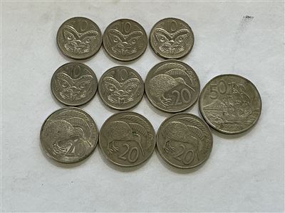 New Zealand Coins – Quantity of 10 Thumbnail