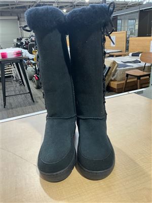 AussieLand Ugg EUR 36 Pull On with Laceup,  Black, EUR36, ENG3, 23cm Thumbnail