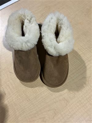 Size K13 Slippers, Leather Upper, Synthetic Sole, Chestnut, Sold Per Each Thumbnail