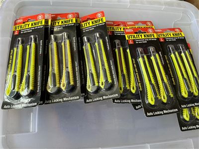 Utility Knife 2 Pack - Quantity of  12 Thumbnail