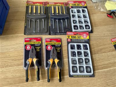 Screwdriver Sets , 2 Combination Pliers and 2  O-ring Sets Thumbnail