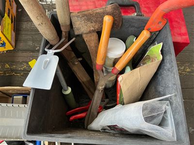 Tub of Garden Tools Thumbnail