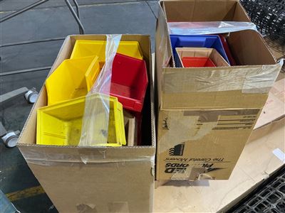 Quantity of 2 Cartons Plastic Parts Drawers Thumbnail