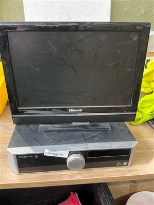 TV Logic DVR and Hisense TV. Receiver.- Not Tested Thumbnail