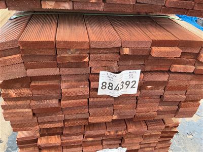 90 x 22, Tinted Pine, Merch Decking, 120 pcs @ 5.4 M, 648 Lin Metres Total Pk 884392 Thumbnail