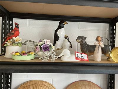 Assorted Ornaments, Dachshund, Angel, Penguins Etc Thumbnail
