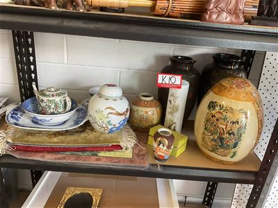 Asian Vases, Ginger Jars, Mats Etc Thumbnail