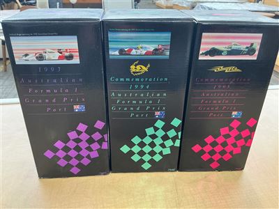 Australian Formula 1 Grand Prix Port, 1993, 1994 and 1995, Set of 3, Boxed Thumbnail