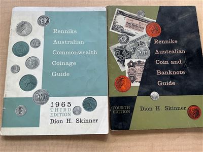Renniks Australian Coin Guides x 2, Dion H. Skinner, 3rd and 4th Editions Thumbnail