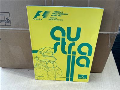 Formula 1 Rolex Australian Grand Prix 2014 Official Race Programme Thumbnail
