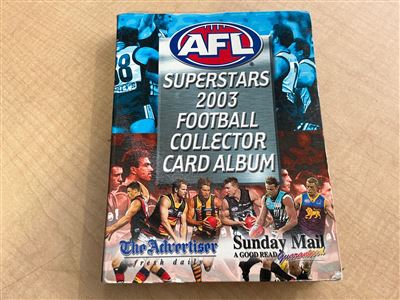 AFL Superstars 2003 Football Collector Card Album with Cards Thumbnail