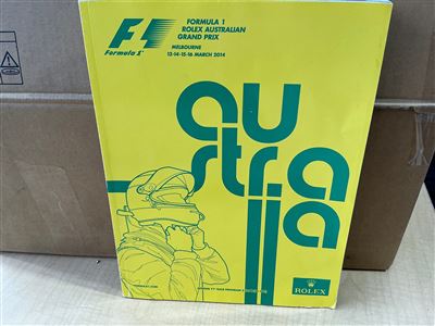 Formula 1 Rolex Australian Grand Prix 2014 Official Race Programme Thumbnail