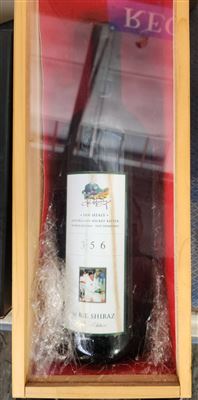 Ian Healy 3 Litre Shiraz  (Label Stained) - World Record Test Dismissals Inscribed on the Box "Every Wickets, Every Country , Every Player" Thumbnail