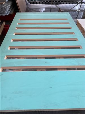 Entrance Door - Dura Cote -Glazed -Clear Laminate -  2040 x 1200 x 40 Thumbnail