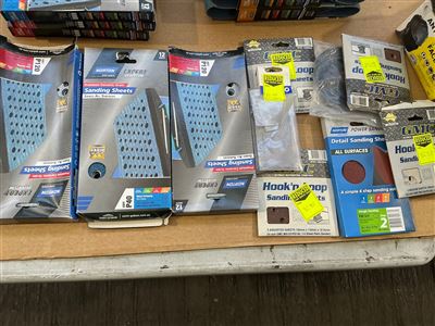 Sanding Sheets -  Quantity of Asstd Types Thumbnail