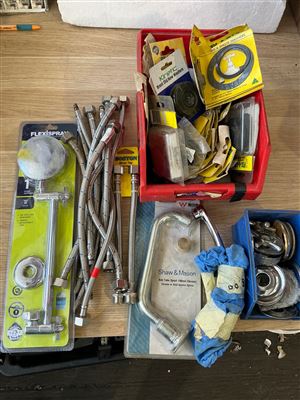 Quantity of Tapware Fittings , Shower Rose , Fix A Loo , Mixer Tap Hoses etc. Thumbnail