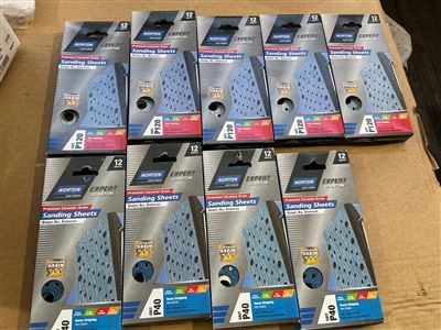 Sanding Sheets -  Quantity of 9 - Asstd. Grit Thumbnail