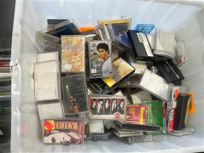 Box of Music Cassettes Thumbnail