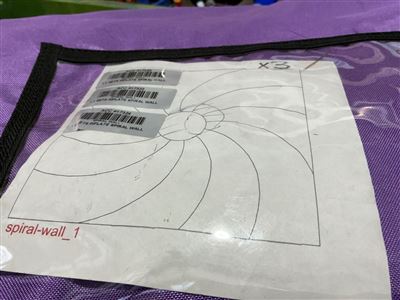 Interior Inflatable Spiral Wall, Quantity of 3 Thumbnail