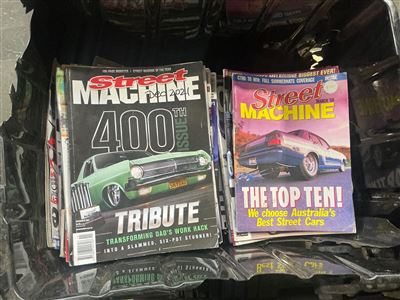 Box of Car /. Street Machine Magazines. Thumbnail