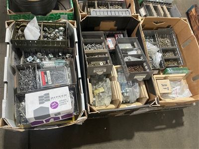 Bolts , Screws , Conduit Saddles -Quantity 0f 4 Boxes Thumbnail