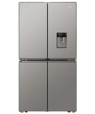 Haier 623L 600 Series Quad Door Refrigerator Freezer with Ice & Water, Satina, Model Number: HRF680YPS - RRP $1,999 Thumbnail